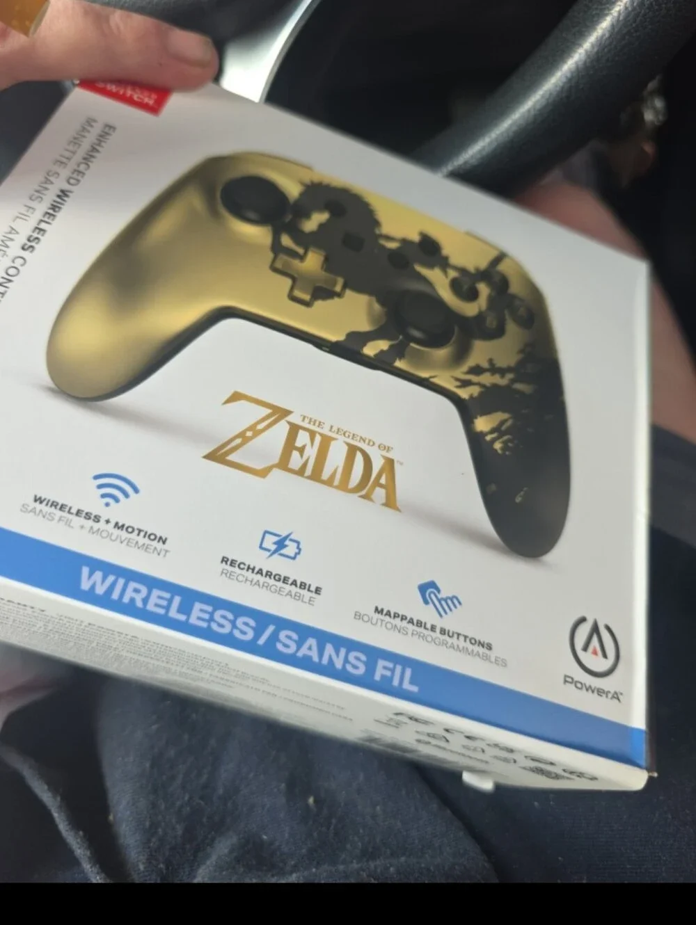 The Legend of Zelda Gold Wireless Controller for Nintendo Switch